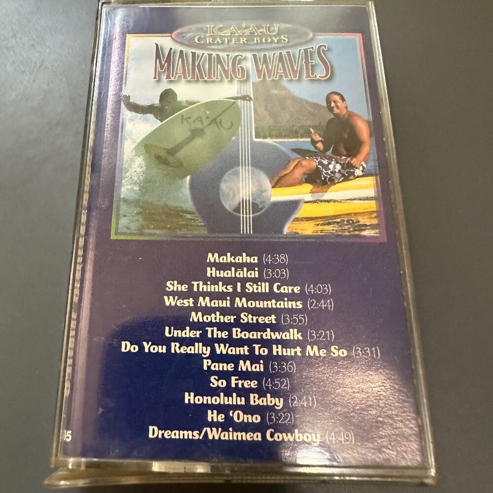 Ka'au Crater Boys Making Waves Cassette 1996 Roy Sakuma Productions